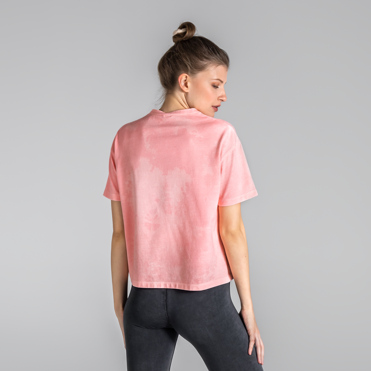 Pink Femmes T-shirt artisanal boxy