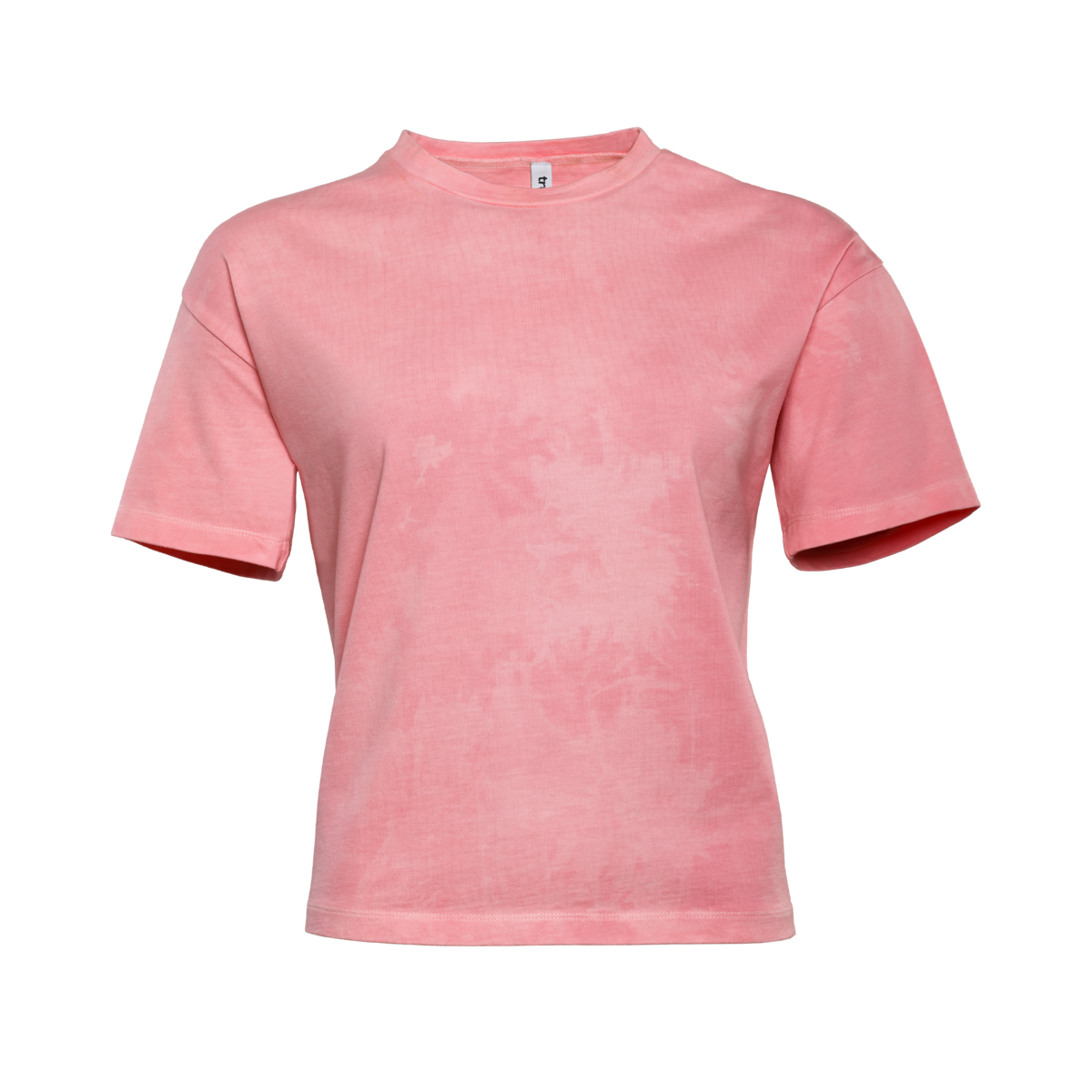 Pink T-shirt artisanal boxy, BENJA