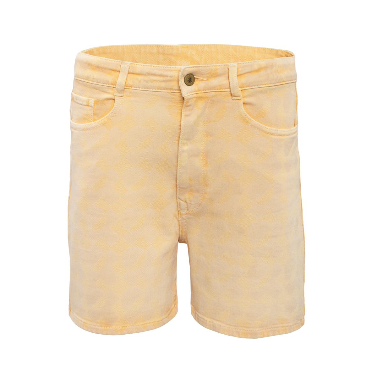 Yellow Denim shorts, BONTJE