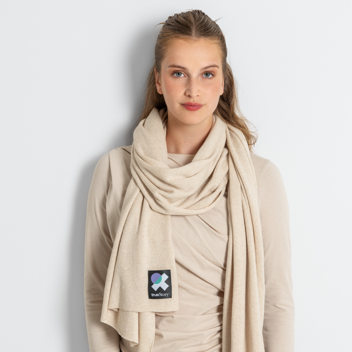 Beige Women Scarf