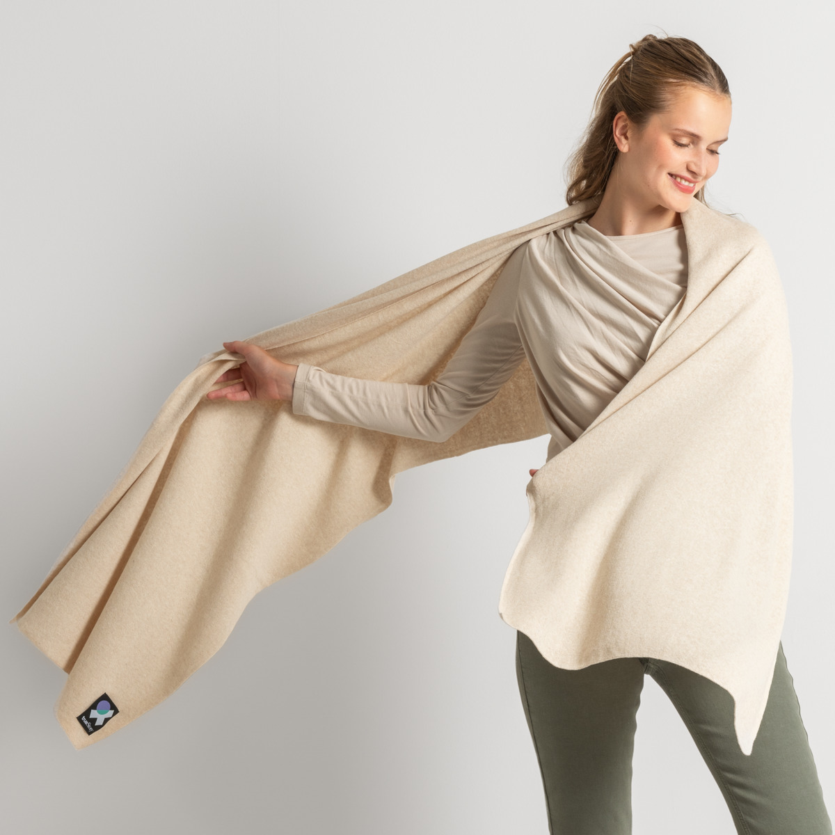 Beige Women Scarf