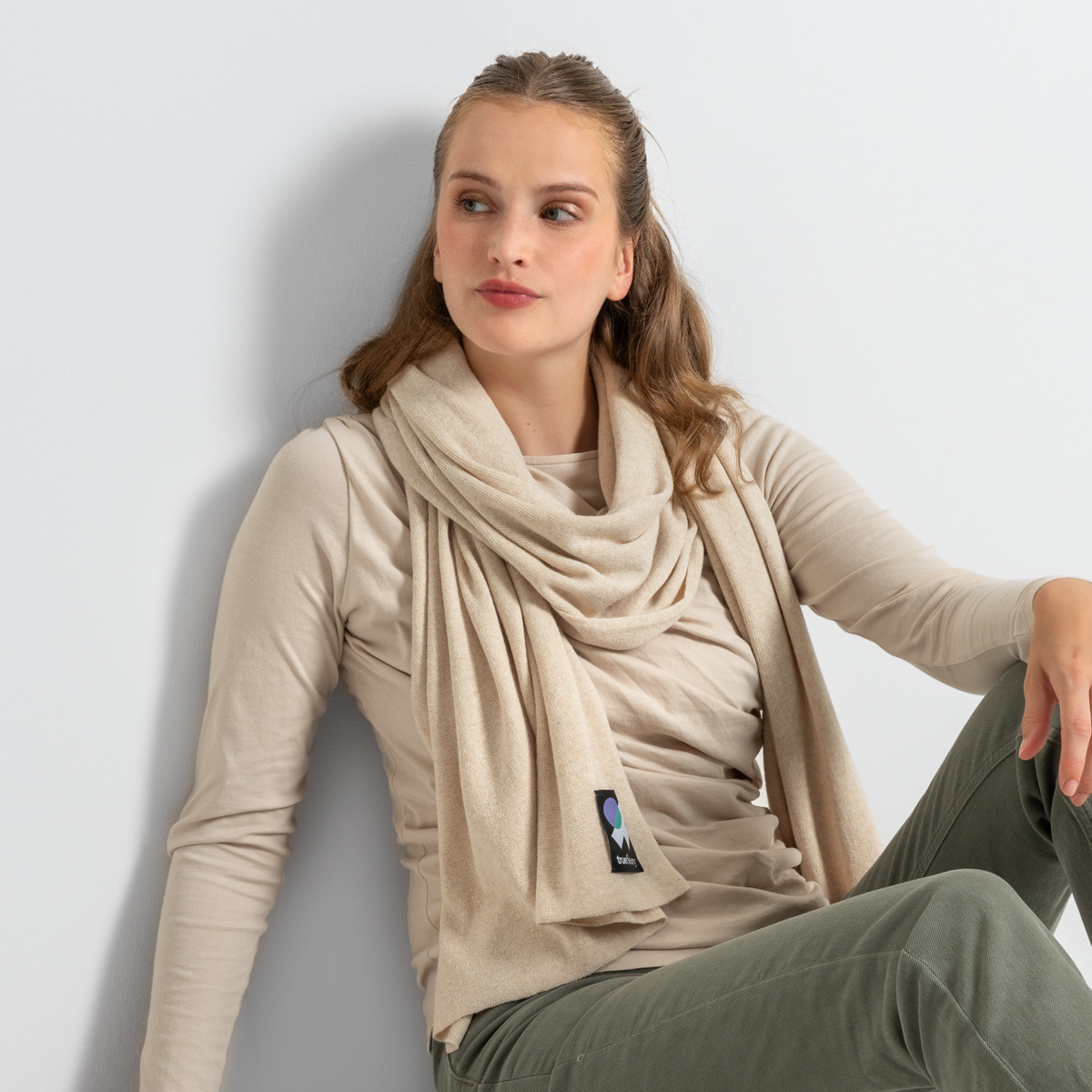 Beige Damen Schal