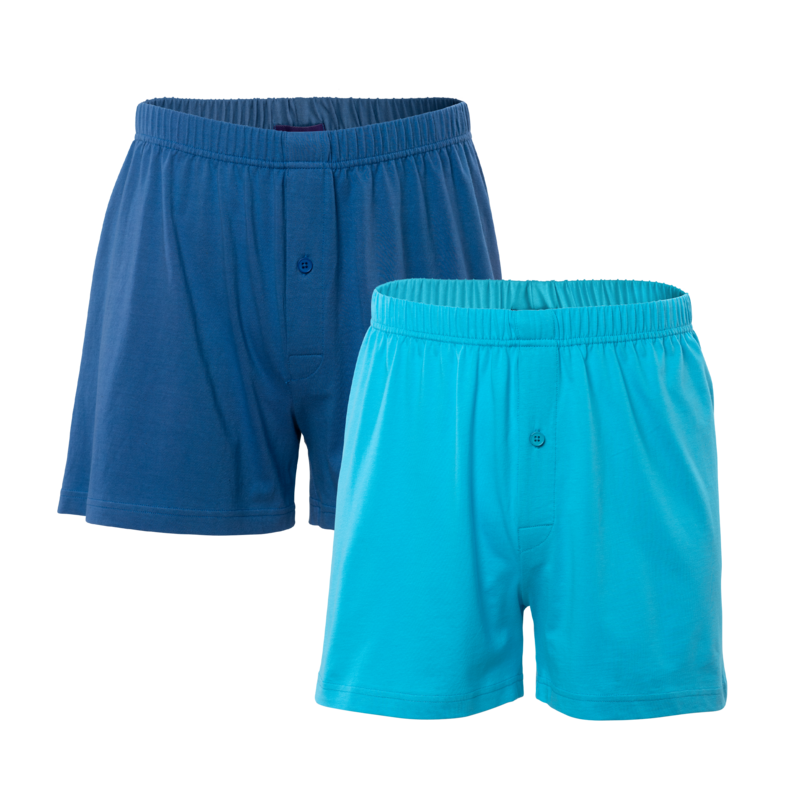 Bluee Boxer shorts, pack of 2 Men