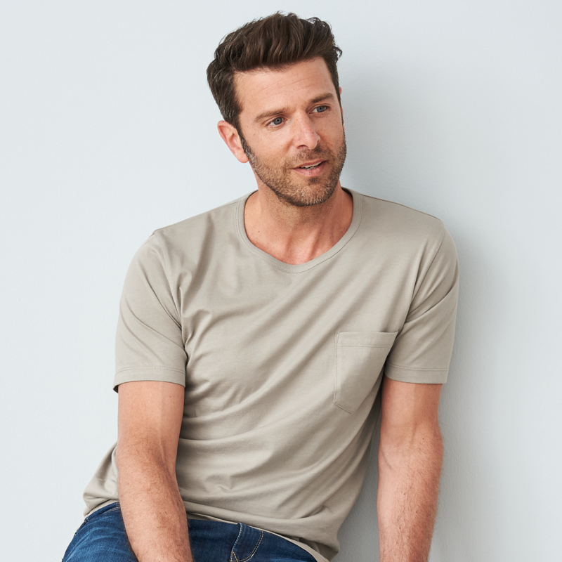 T-shirt pima coton pour hommes