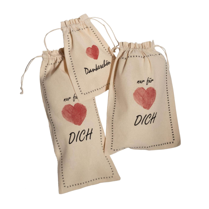 Gift pouches, value pack 3 pcs