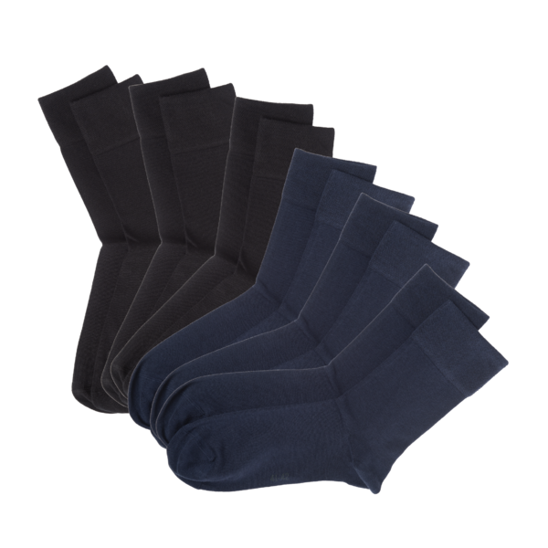 Mehrfarbige Socken, 6er-Pack Unisex