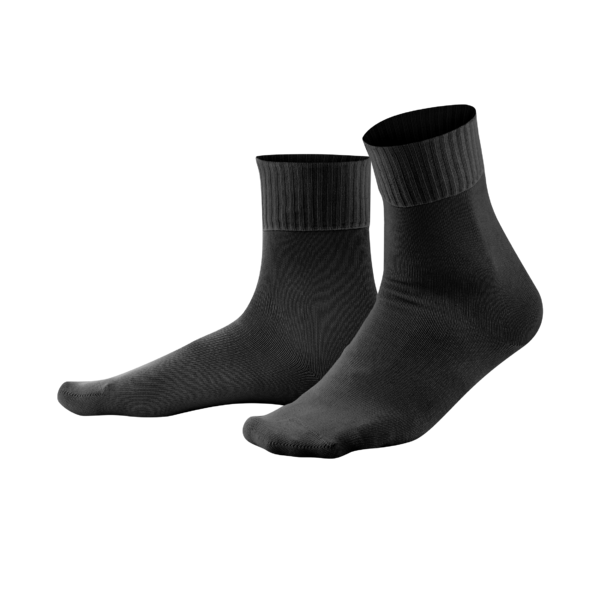 Schwarze Komfort-Socken Damen