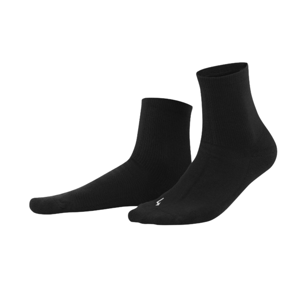 Schwarze Sport-Socken Unisex