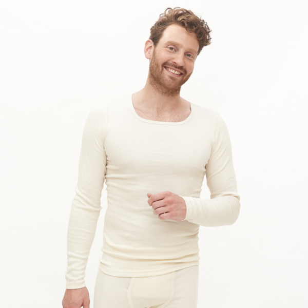 Unbleached Organic Clothing for Men with Sensitive Skin