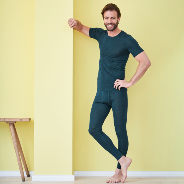 Homme Haut De Sous-Vêtement Thermique Unicolore, Mode en ligne