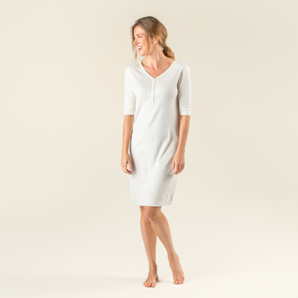 Checkered Print Night Shirt for Women | Trendy & Comfortable – skkinvalue