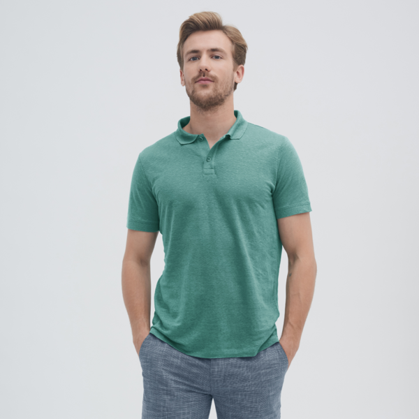 Turquoisee Polo Hommes