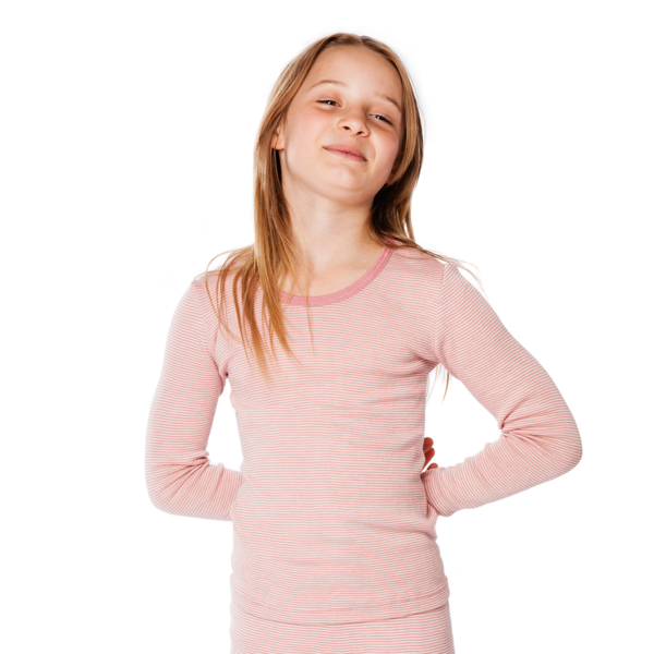 Rayée T-shirt manches longues Enfants pyjama à manches longues