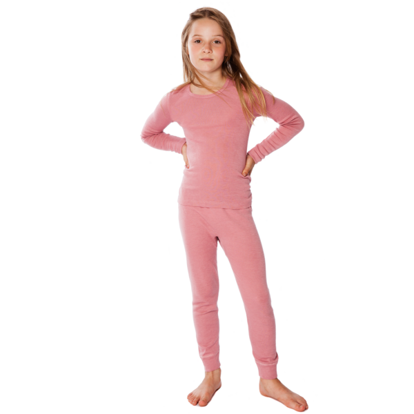 Pinke Langarm-Shirt Kinder Langarm-Schlafanzug