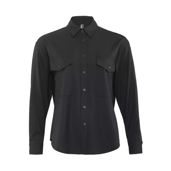 Schwarze Utility Shirt Damen