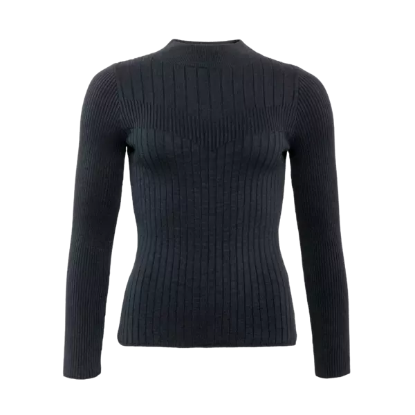 Schwarze Langarm-Shirt Damen