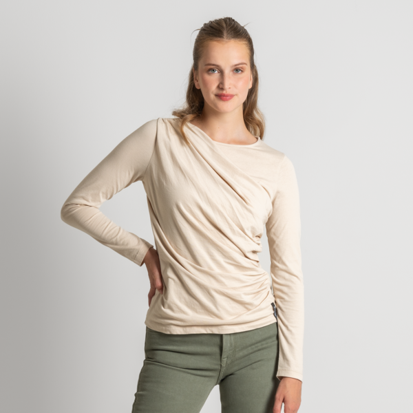 Beigee Long-sleeved shirt Women